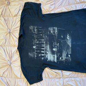 Men's Black Graphic T-Shirt